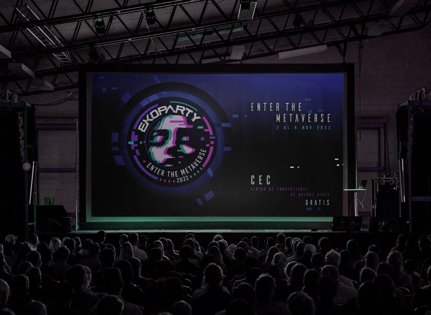 Ekoparty — Enter the Metaverse, campaña y branding para conferencia de seguridad